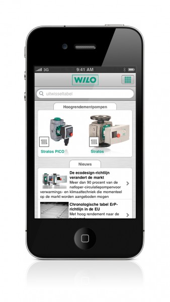 Wilo-Assistent voor smartphones